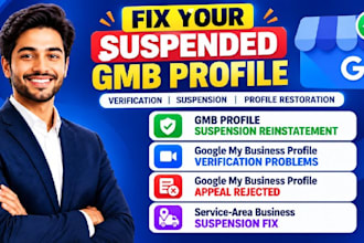fix suspended gmb profile google business profile verification gmb suspension