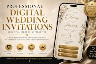 do a digital wedding invitation