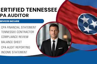 prepare CPA audited financial statements for tennessee contractor license