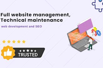 do full website management, technical maintenance, web development and SEO