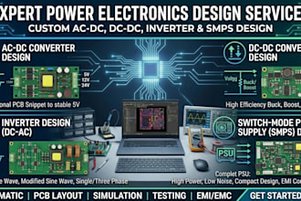 design ac dc, dc dc converter, inverter and power supply