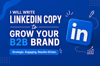 write linkedin copy to grow your b2b brand