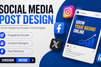 be your modern social media post expert for startup company