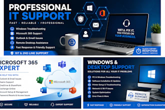 provide professional remote IT support and troubleshooting
