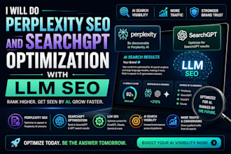 do perplexity SEO and searchgpt optimization with llm