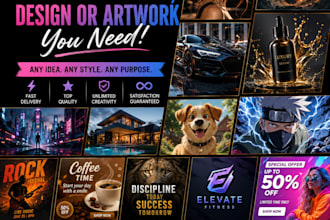 create any ai image, design or artwork you need