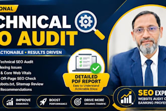 do technical SEO and full website audit