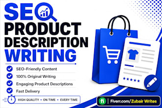 seo product descriptions writer