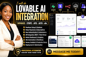 fix lovable ai backend supabase api stripe auth dashboard n8n web appintegration