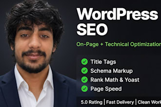 do complete onpage and technical SEO for wordpress