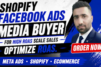 shopify facebook ads media buyer for high roas