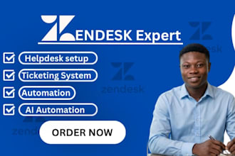 setup gorgias zendesk ticketing system and automation