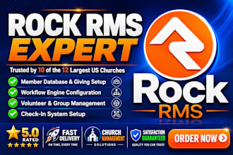 setup configure rock rms church management rock rms open source CRM rock rms