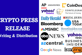 do crypto promotion by crypto press release on top crypto sites, blockchain PR