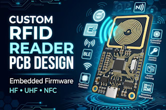 develop custom rfid reader pcb and embedded firmware