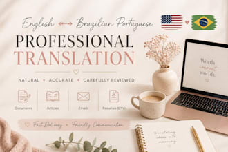 translate english to brazilian portuguese