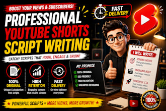 write viral youtube shorts scripts