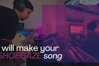 make your shoegaze pop or indie rock song
