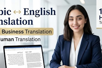 translate english to arabic and arabic to english