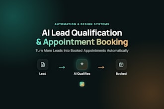 build an ai lead qualification and appointment booking agent