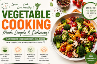 teach you healthy vegetable cooking
