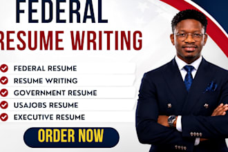 write federal resume, government resume, usajobs resume, and executive resume