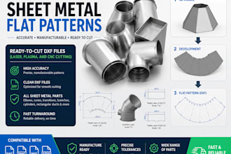 create precise sheet metal flat patterns