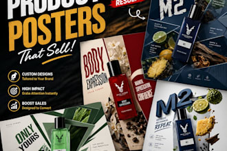 design product posters and banners
