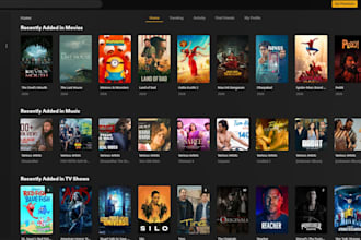set up plex, jellyfin, emby, unraid, sonarr, radarr, overseer and media server