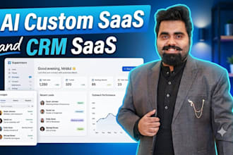 develop custom saas and CRM saas business solution