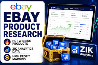 do ebay product research and find winning dropshipping products