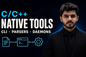 build fast c cpp cli tools, file parsers and system daemons