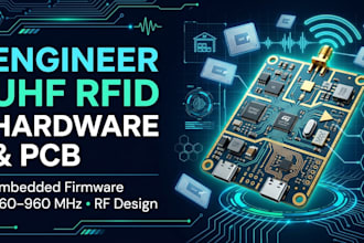 engineer uhf rfid hardware firmware and pcb layout