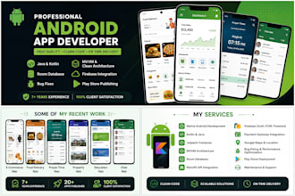 develop native android app and flutter cross platform app