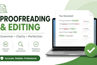 proofread and edit your writing professionally
