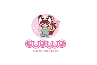 design a cute kawaii vtuber logo or twitch streamer branding
