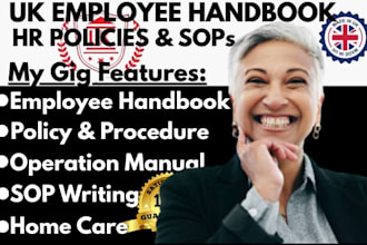 write a health policy uk employee handbook HR policies for your company