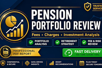 review your pension portfolio and provide investment recommendations