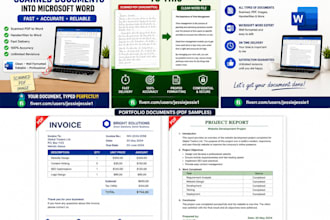 type scanned documents into microsoft word fast
