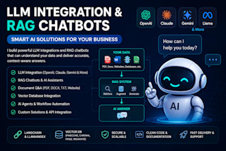 build rag chatbots and llm integrations
