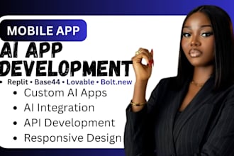 develop ai apps with replit, base44, lovable and boltnew