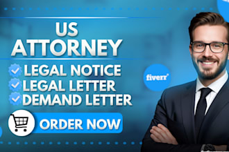 draft demand letter, settlement letter, and legal letter as a US attorney