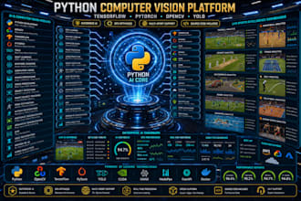 develop python opencv tensorflow pytorch yolo computer vision sports ai solution