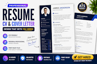 provide a customized resume cv and cover letter