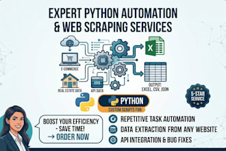 write python scripts for task automation and web scraping