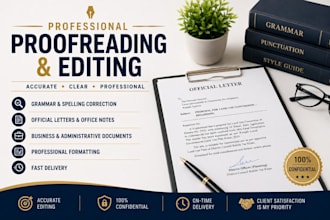 write professional letters, reports and official documents