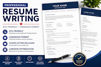 write an ats friendly canadian resume and cover letter