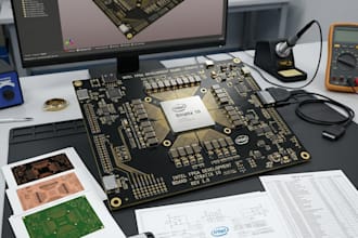 develop intel fpga pcb, pcb layout and fabrication files