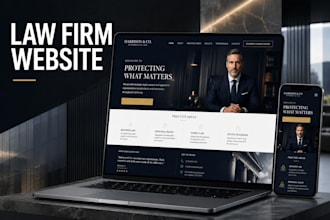 create a modern law firm website with wordpress elementor