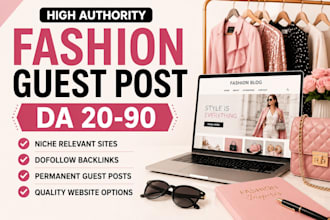 build fashion backlinks via fashion guest posting on high da fashion sites